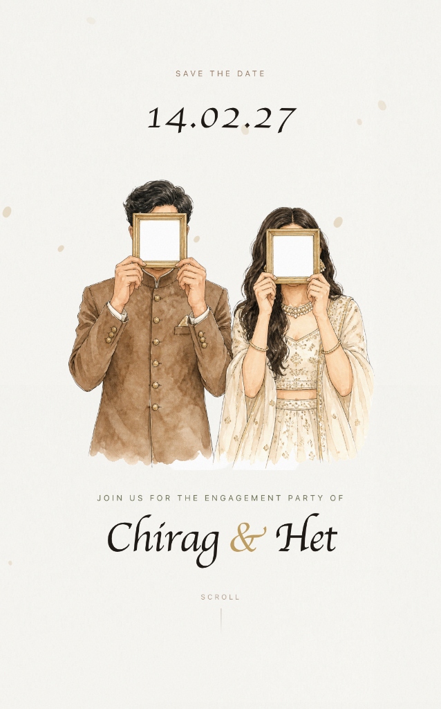 Chosen invitation preview